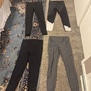 lululemon athletica Black & Gray Mixed Legging Bundle